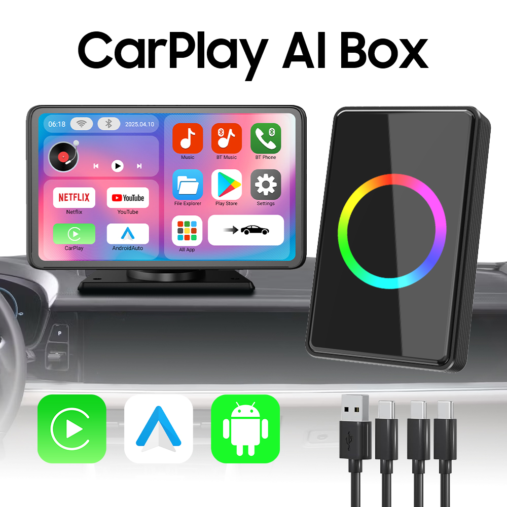 S3 3-in-1 CarPlay AI Box With HDMI Output (WiFi）